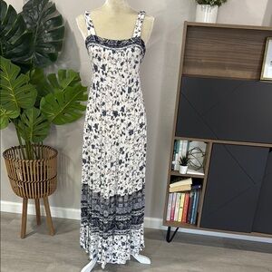 Knox rose boho paisley dainty floral maxi dress